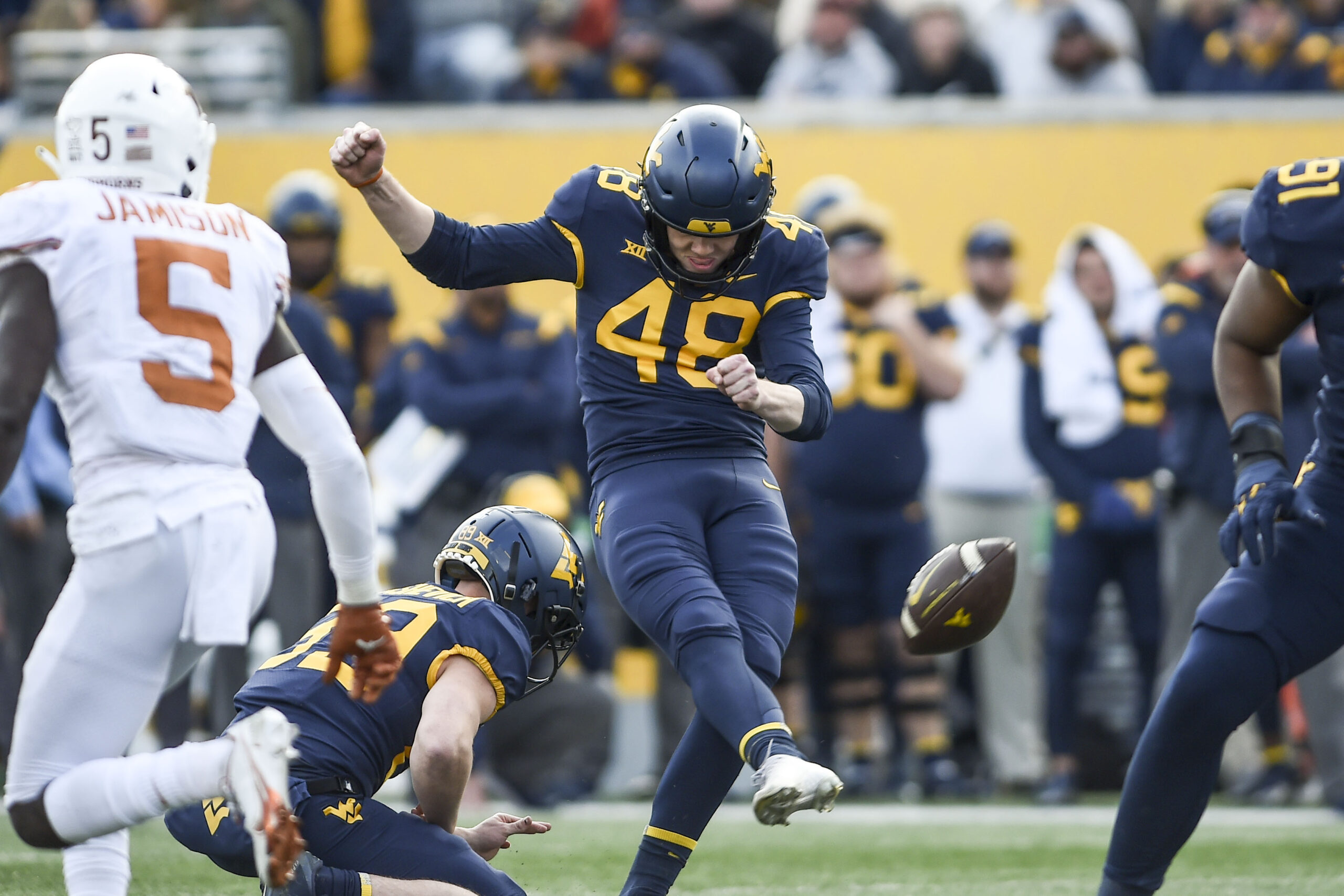 WVU kicker Casey Legg took a small comment to heart in high school